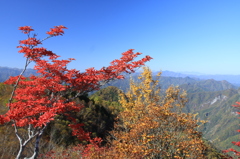 両神山山頂より
