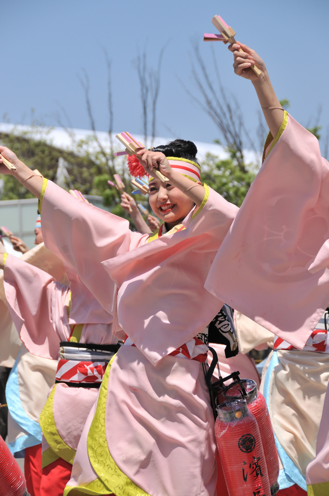 よさこい　濱長花神楽（高知県）１