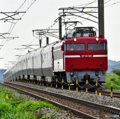 大幅遅れのカシオペア回送