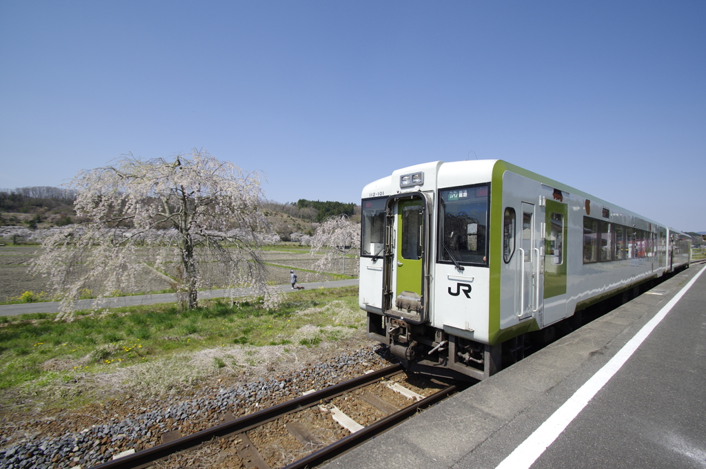 磐越東線 小野新町 夏井駅