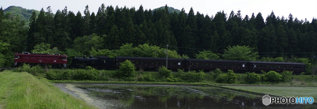 只見新緑号SL返却  