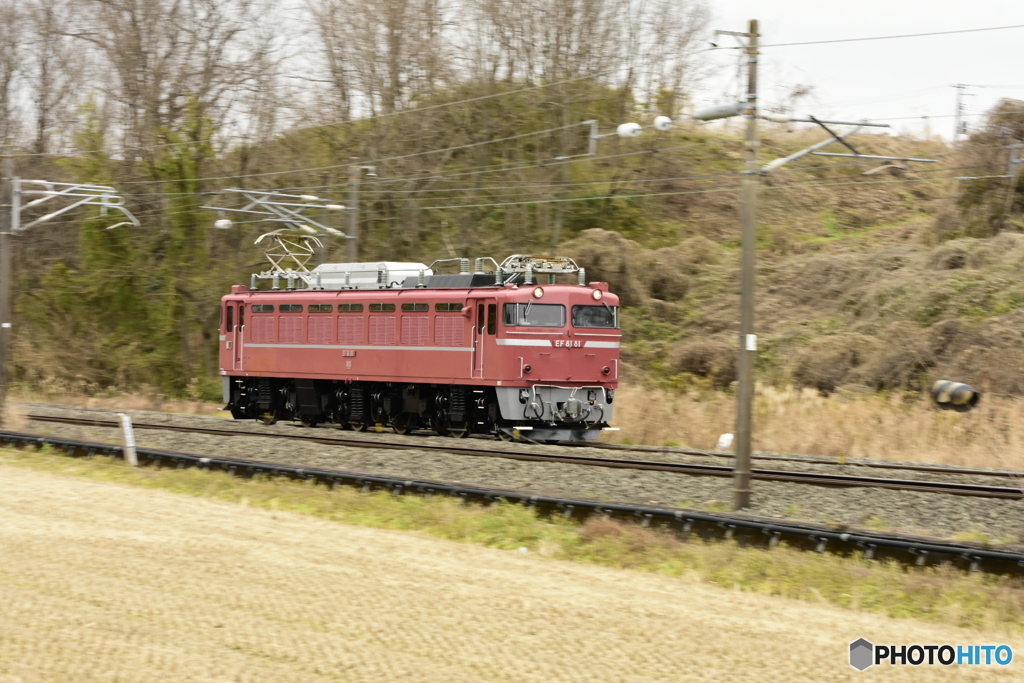EF81-81 単機送り込み