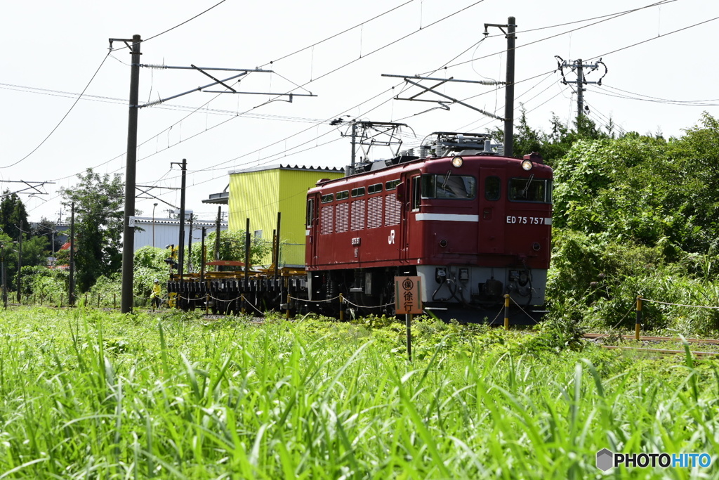 今日のED75 757  チキ