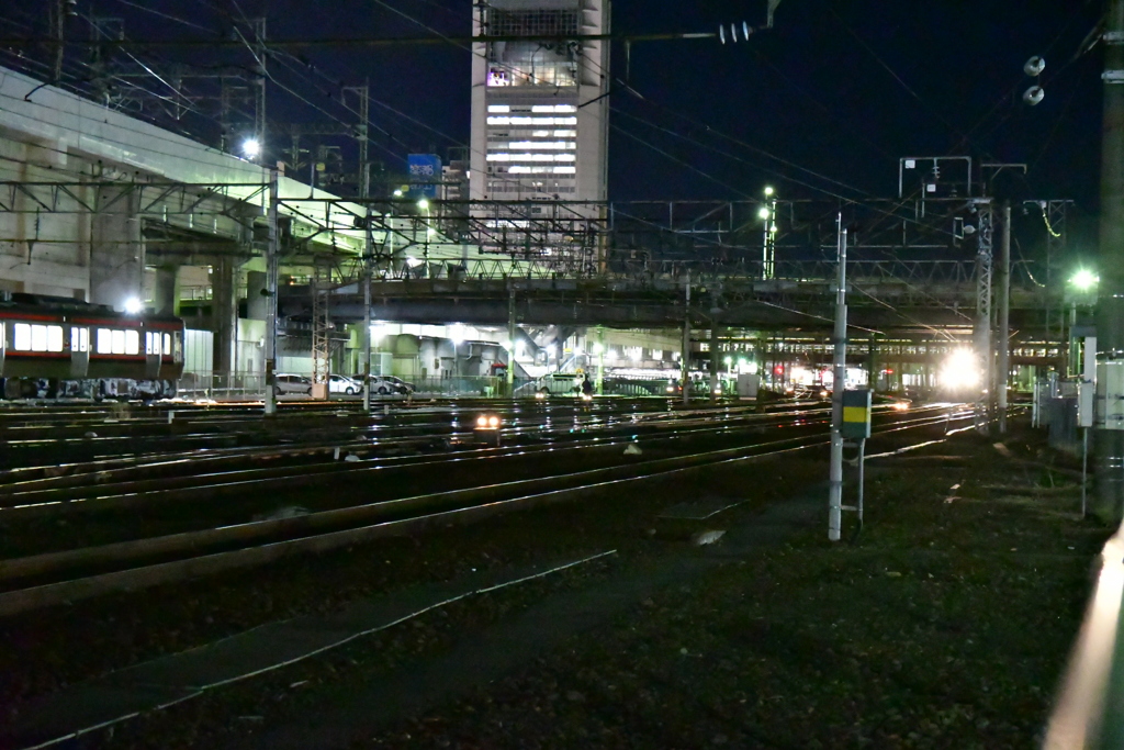 郡山駅近くから