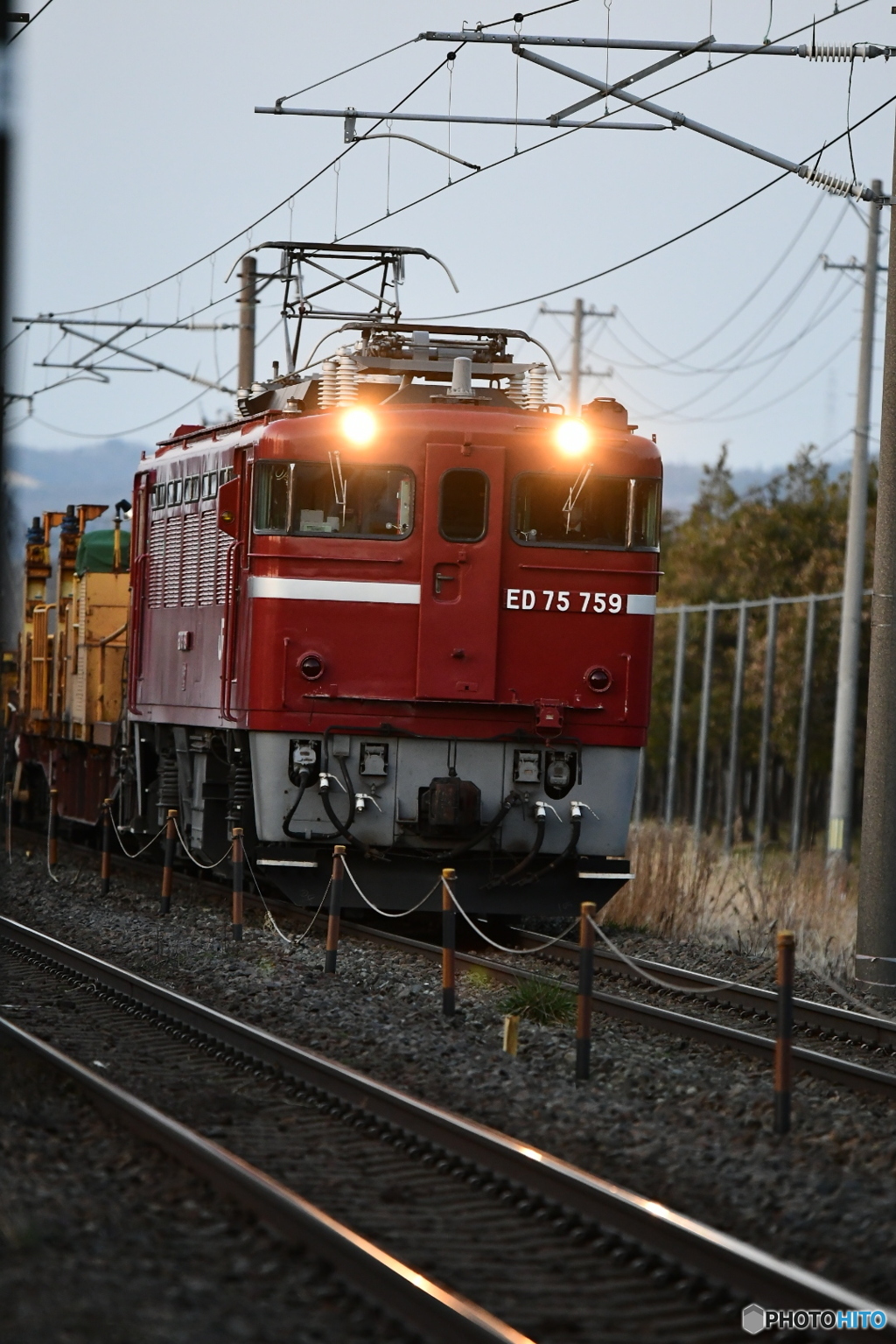 工臨  ED75 759+ロングチキ