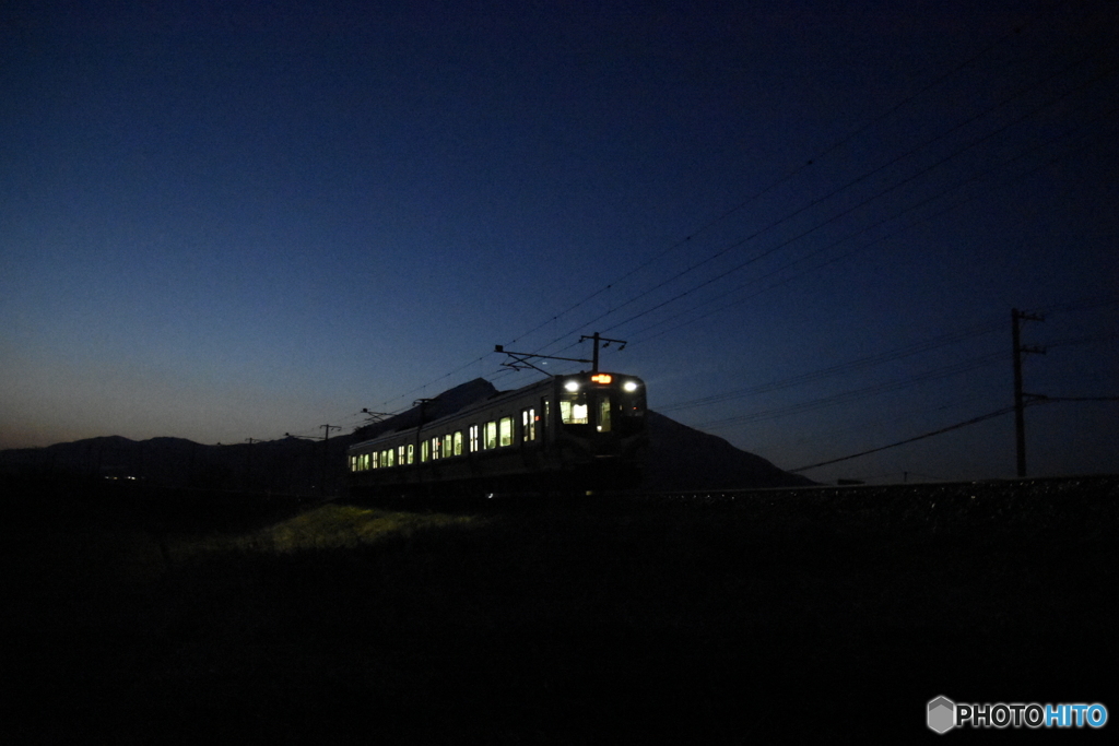 マジックアワーの磐越西線