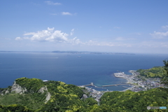 鋸山ロープウェイより東京湾
