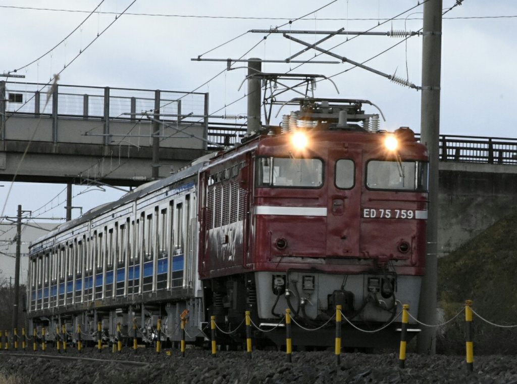 仙石線205系 M10 郡山基地出場
