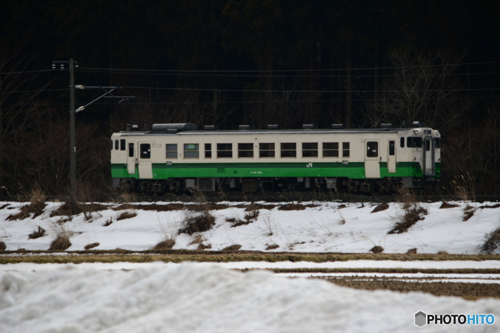 磐越西線 キハ40   郡山回送