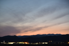 夕暮れ