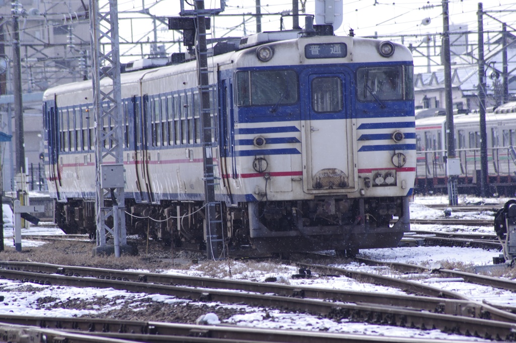 会津若松駅にて