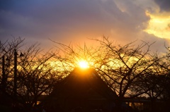 なんちゃってダイヤモンド富士