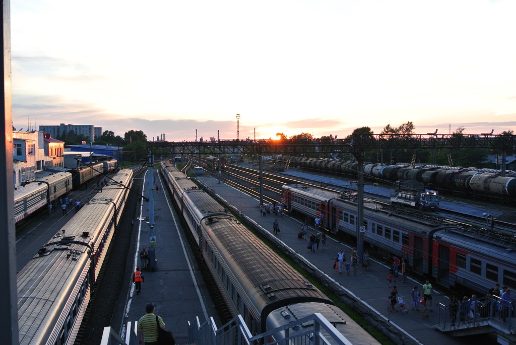 極東ロシア演奏ツアー　ハバロフスク駅