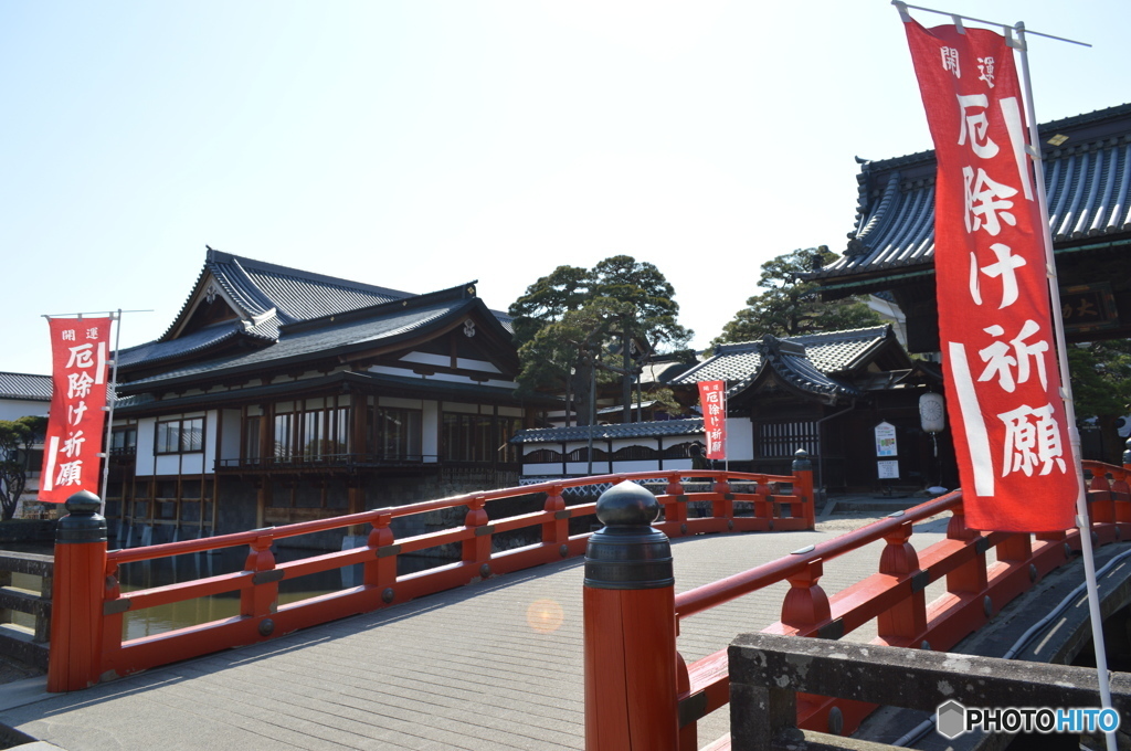 善光寺にて