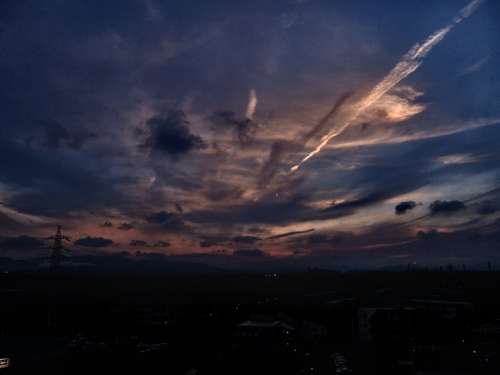 町田ヨドバシカメラ屋上 夕空4