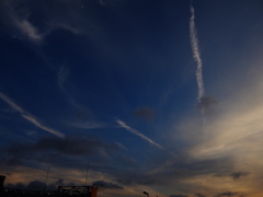 町田ヨドバシカメラ屋上 夕空1