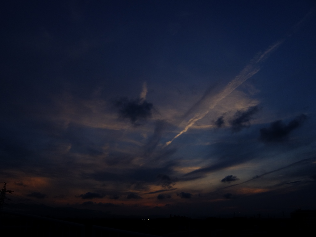 町田ヨドバシカメラ屋上 夕空2
