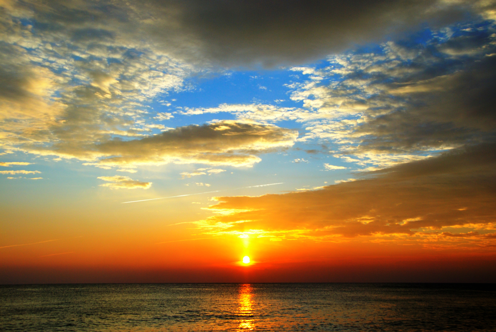 七里御浜　日の出２