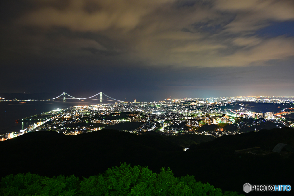 明石大橋2　須磨浦山上遊園より