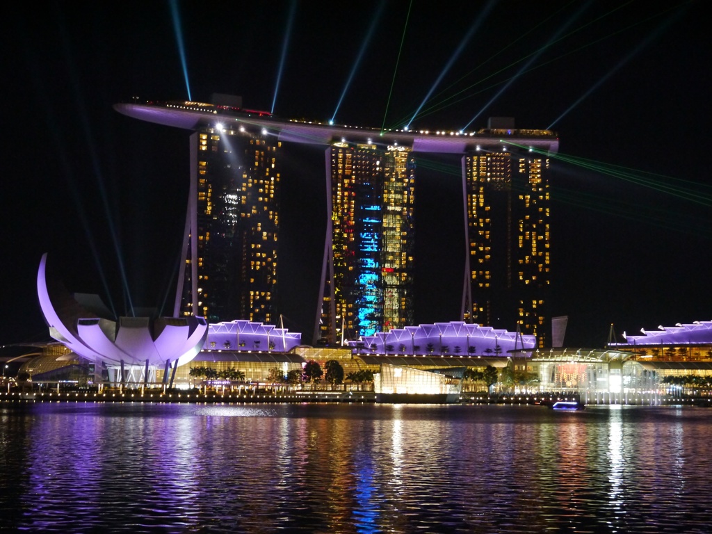 シンガポールの夜景