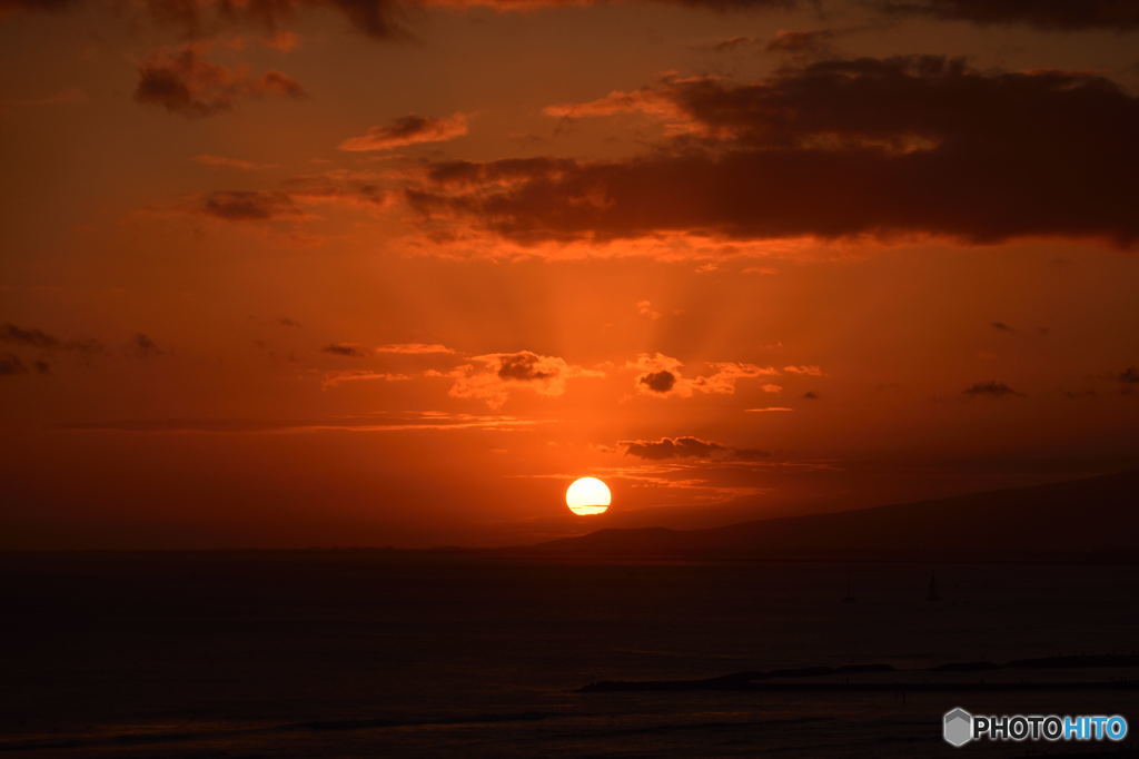ハワイ偏　夕日9
