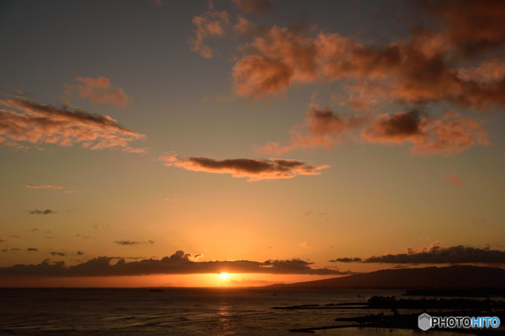 ハワイ偏　夕日6