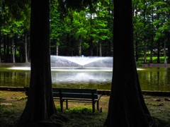 公園の噴水2