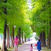 公園にて