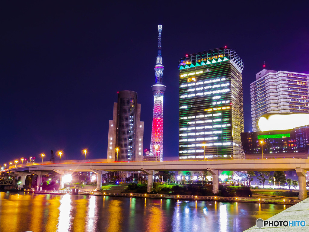 冬のスカイツリーin浅草