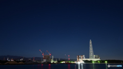 発電所の夜