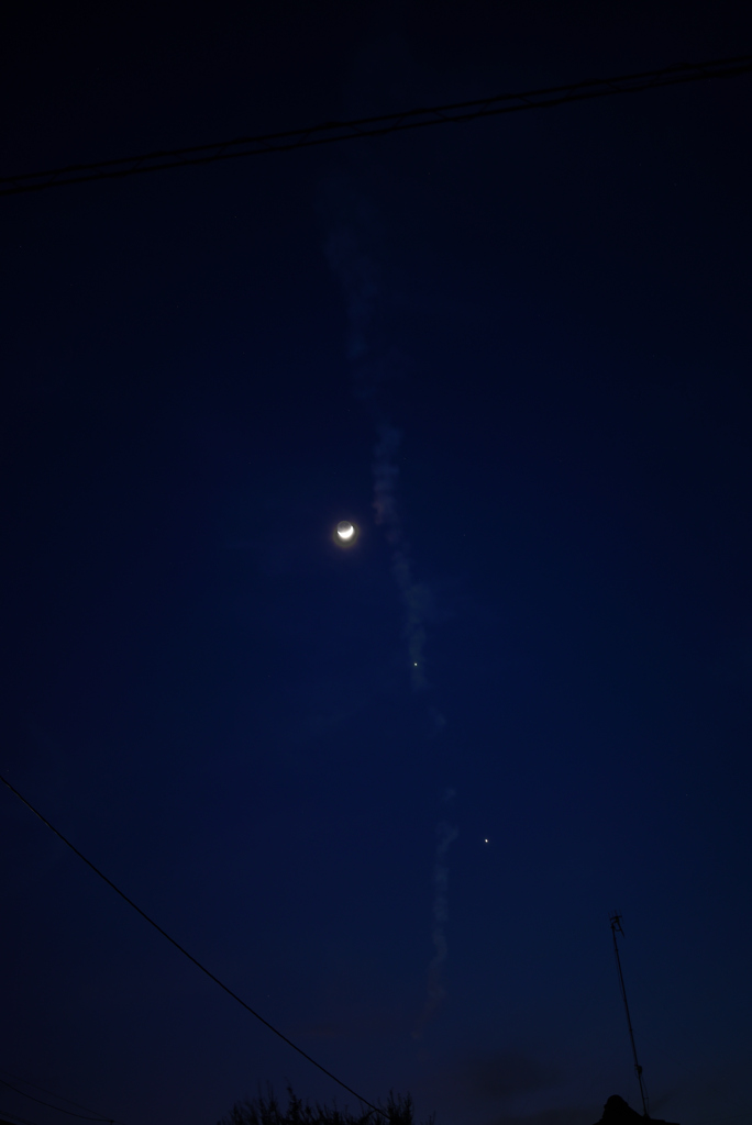 お月さまと☆彡（＾＾。