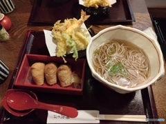 天ぷらそば定食