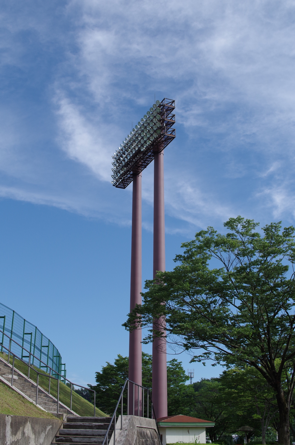 照明鉄塔、建てました。