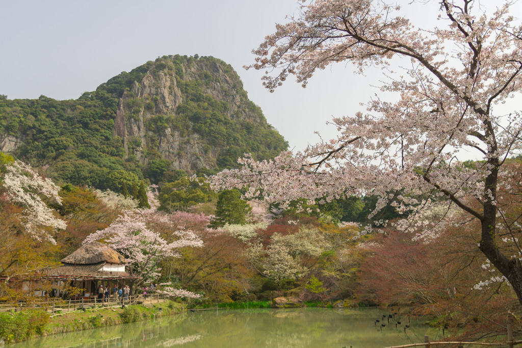 春空の下