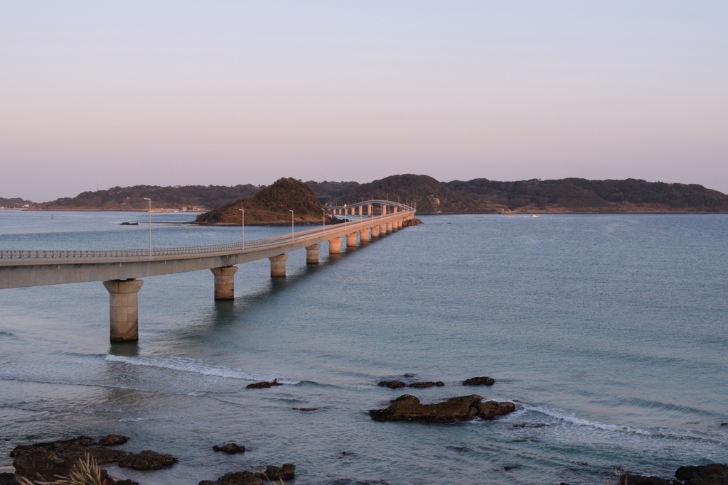 角島の朝焼け