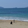 海の中道休暇村前海岸にて