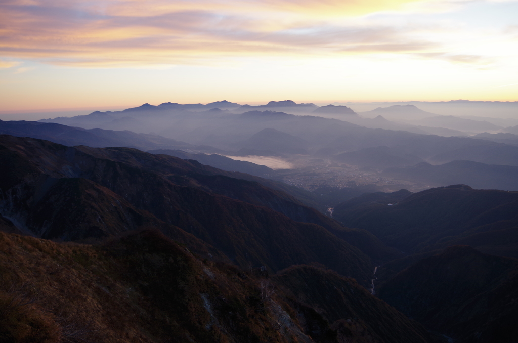 五竜からの山々