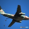 習志野演習場上空のC-1 (18-1031)　
