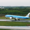 ９時、KLM到着しました