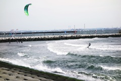 休日の浜