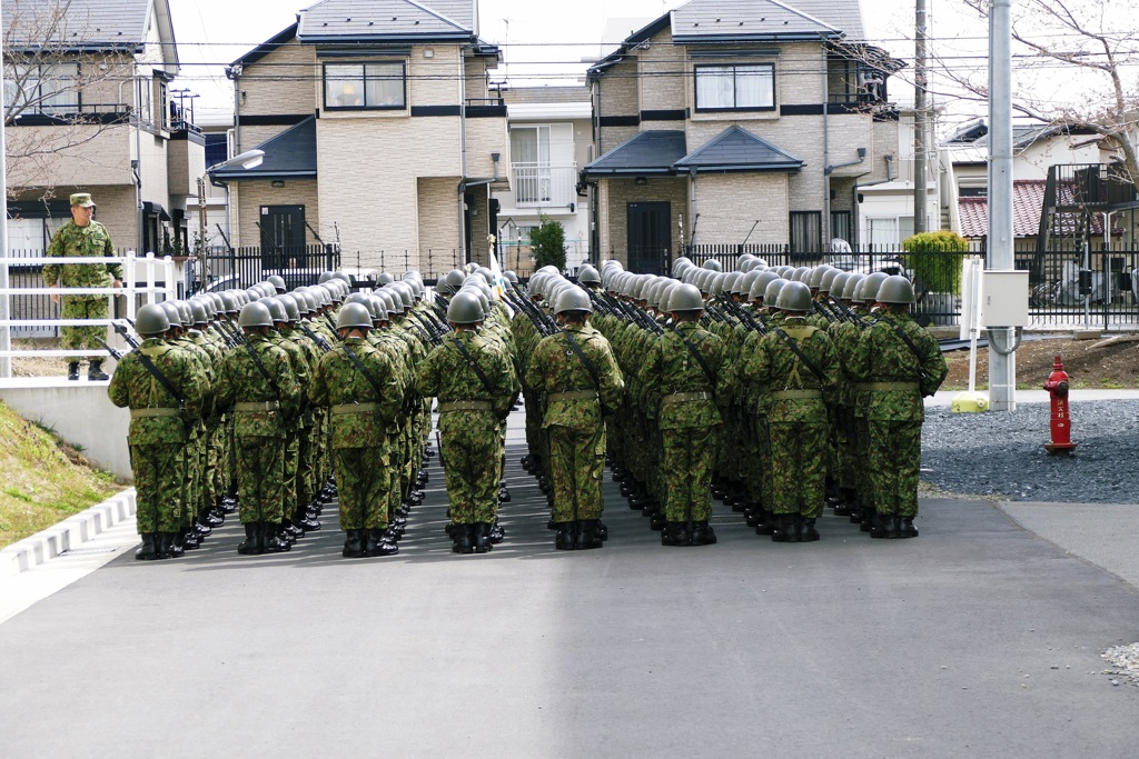 精鋭たちの整列