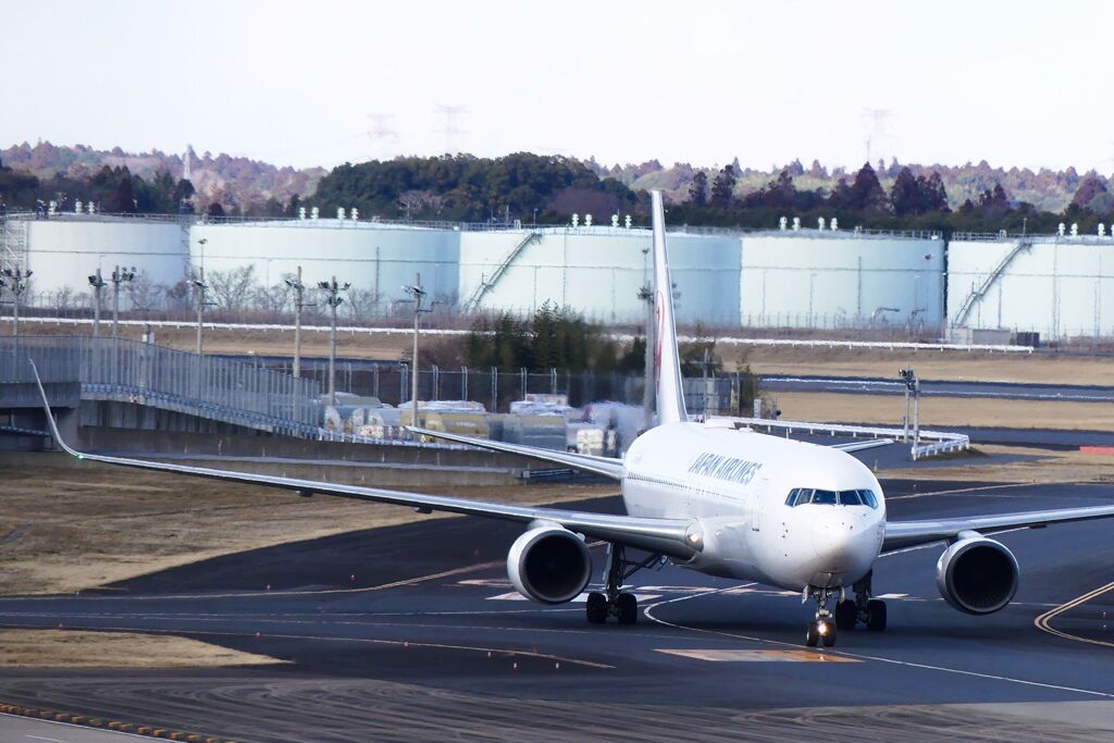 誘導路の風景(進入機)