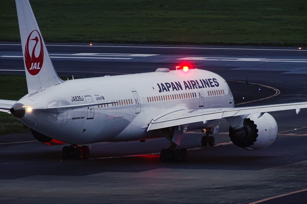 JAL JA835J 待機中