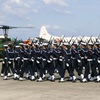 基地祭の整列行進