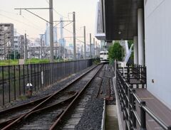 電車が見える風景