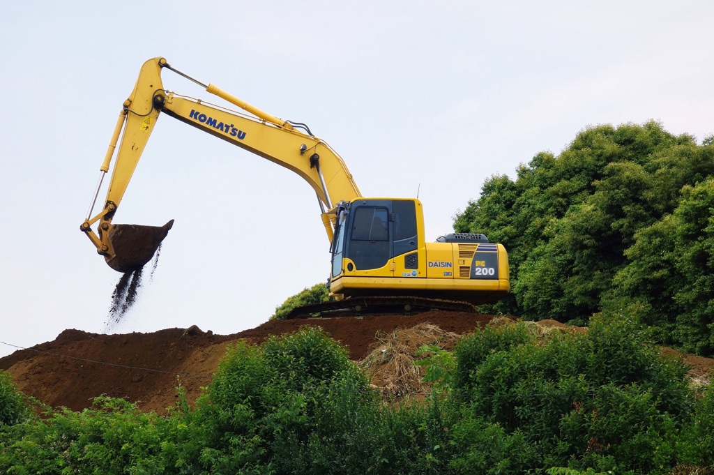 お山の建機