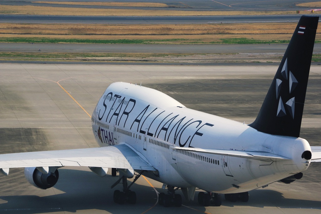 タイ国際航空747-400 (HS-TGW) 