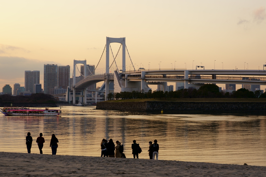 レインボーブリッジ・夕刻