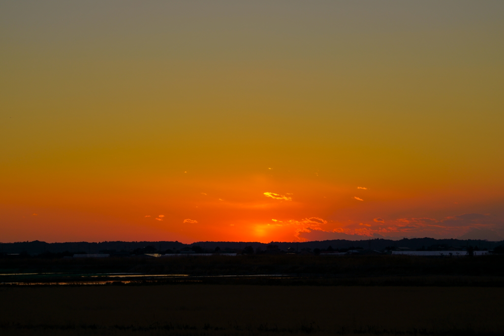 夕暮れ