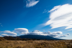 富士山と雲